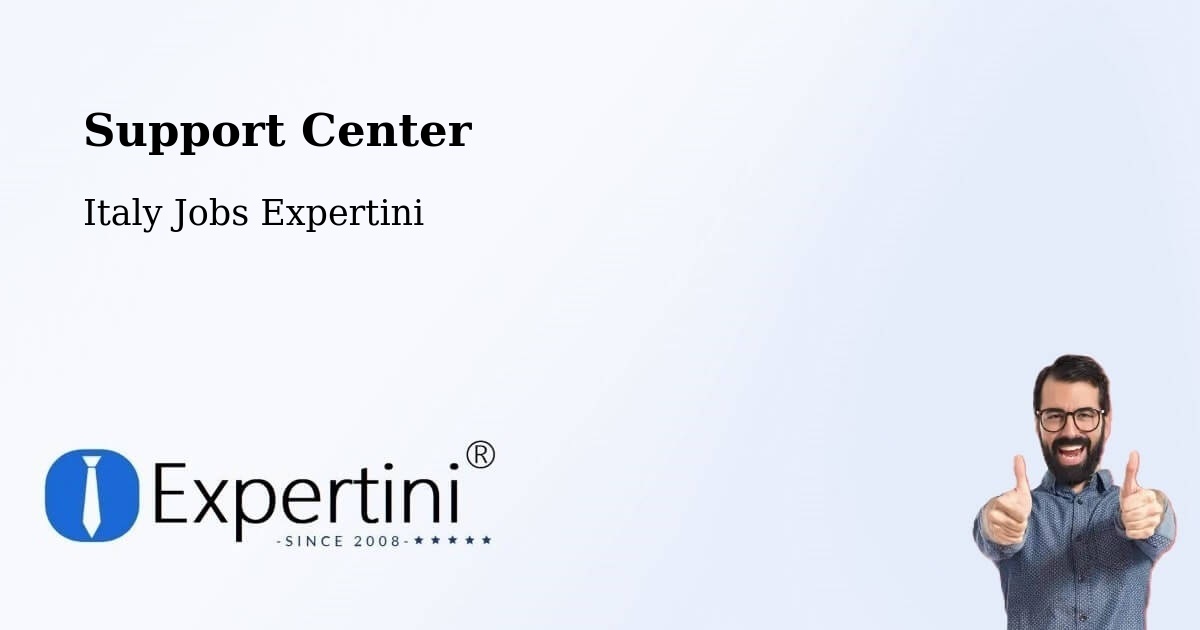 Support Services – Osmate - Italy Jobs Expertini